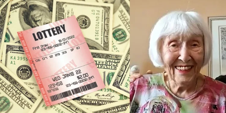 Ontario lottery winner 98 year old Jessie Burrows